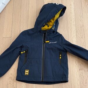 SFERRA Navy and Yellow Hooded Jacket